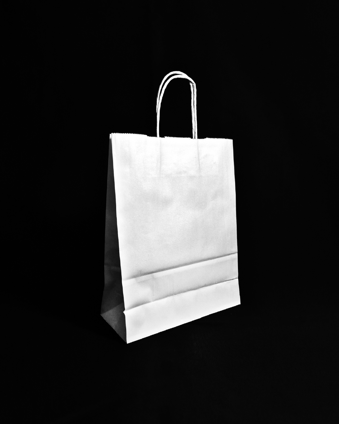 Bolsa Blanca de Papel 22x30x10 cm