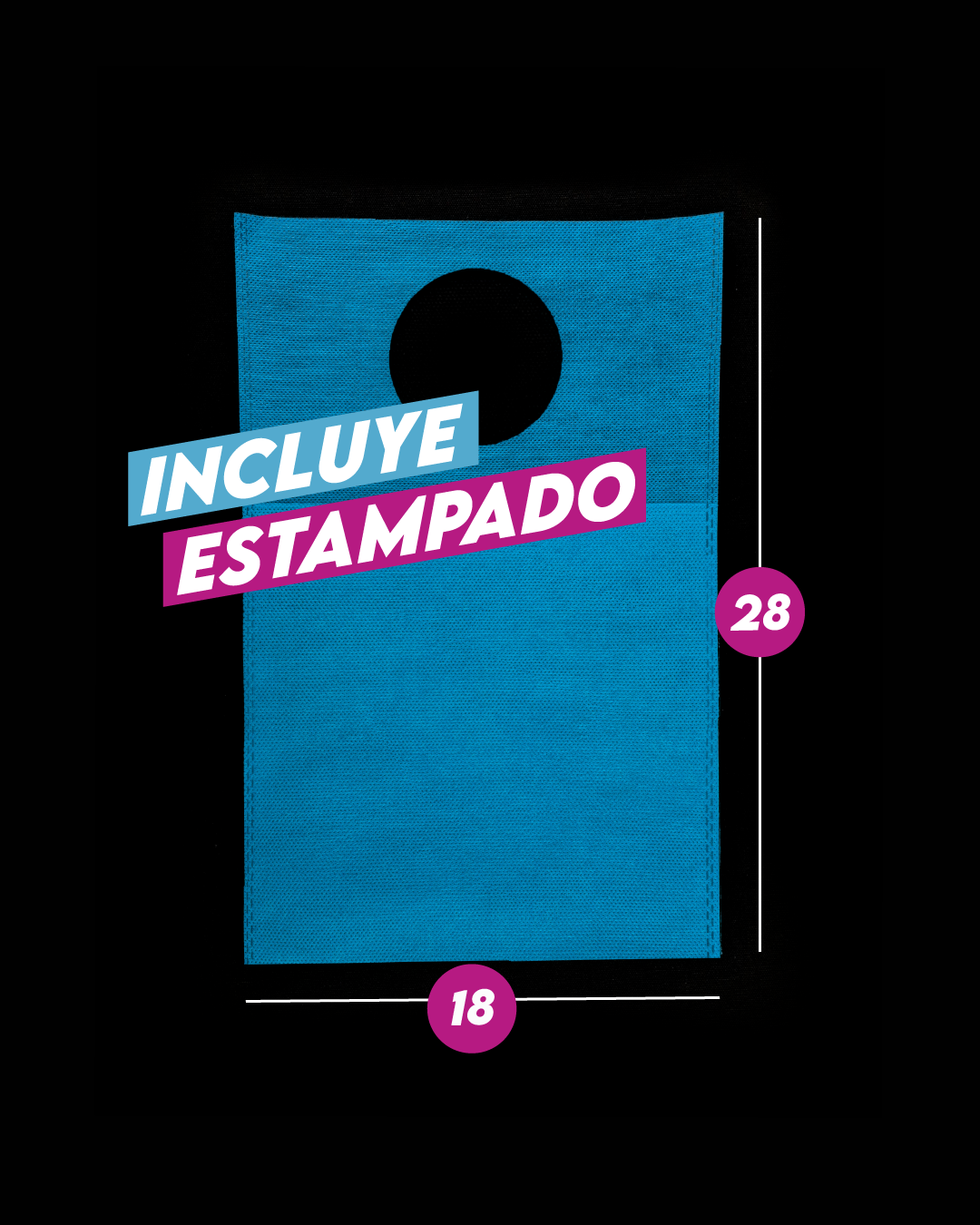 Bolsa TNT Basurin 18x28 cm - Gramaje 80