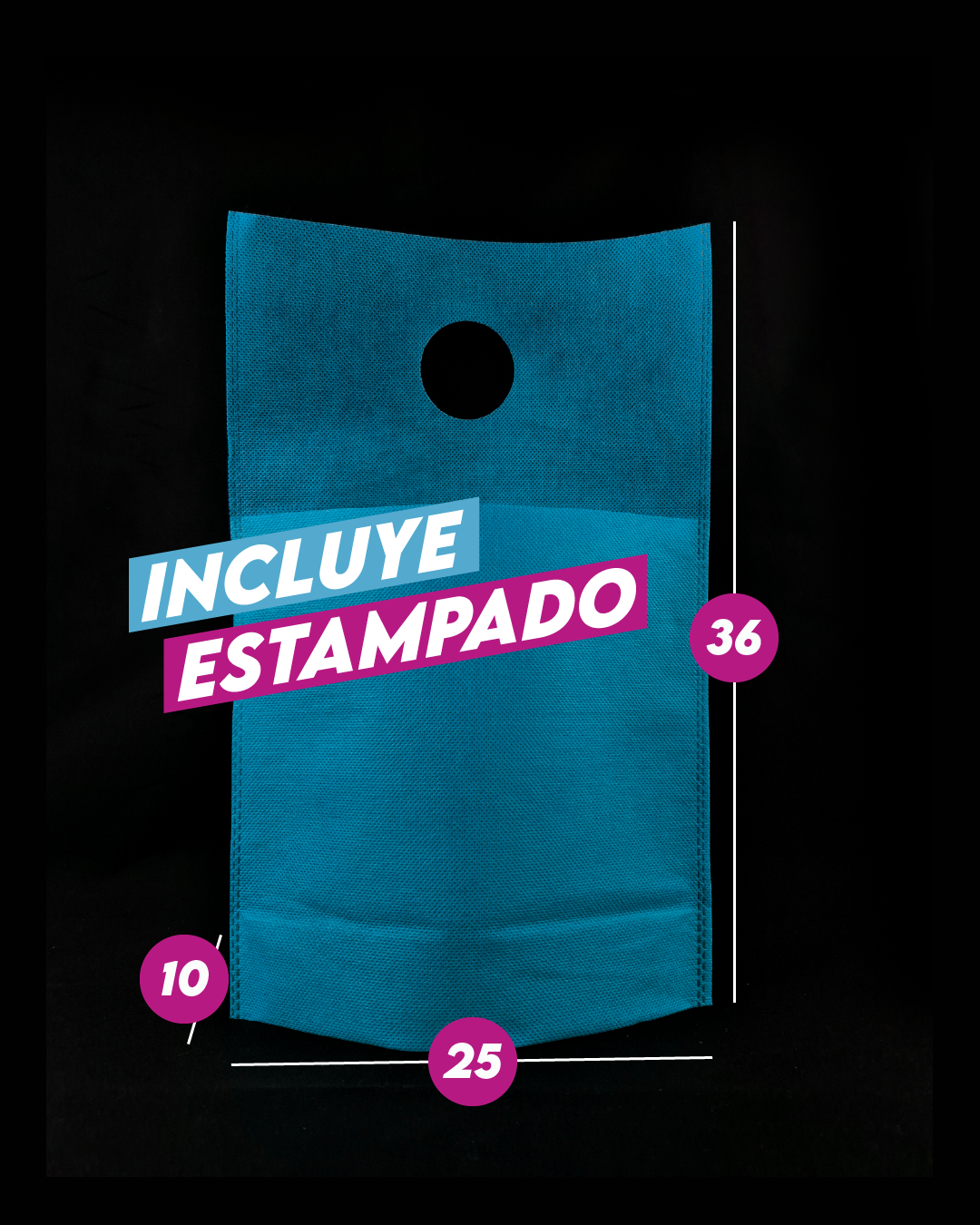 Bolsa TNT Basurin 25x36x10 cm - Gramaje 80