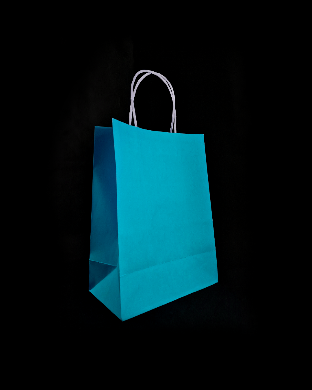 Bolsa Azul de Papel 22x30x10 cm