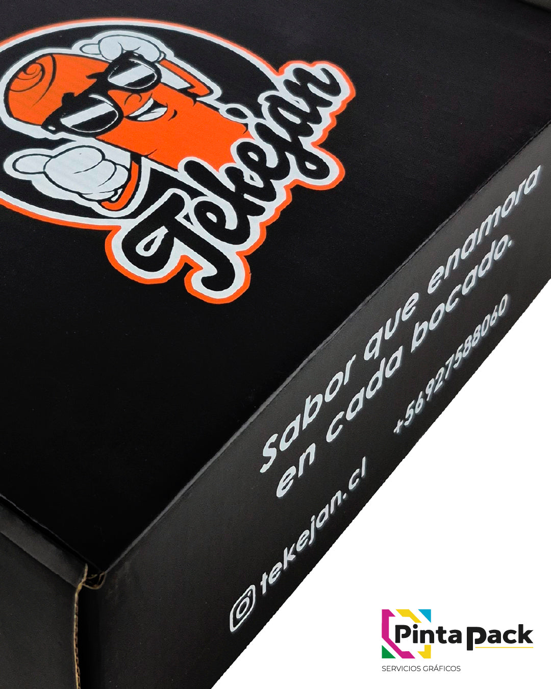 Caja Autoarmable Negra Alta Gama