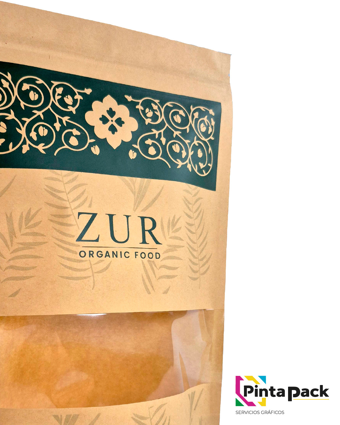 Doypack Kraft con Ventana