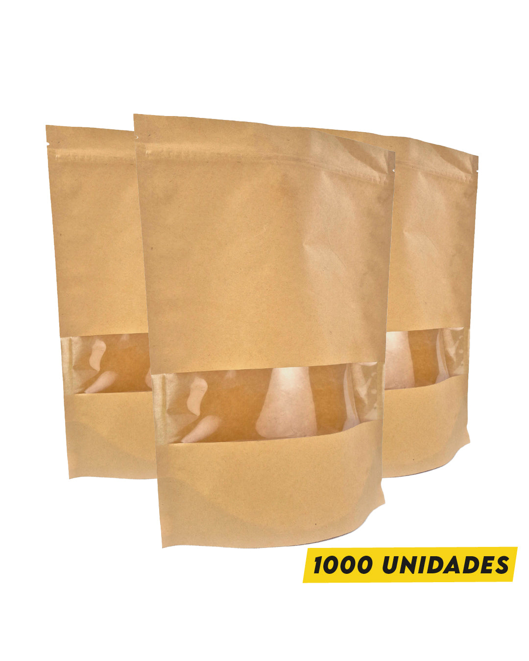 DoyPack Kraft con Ventana 16x26cm