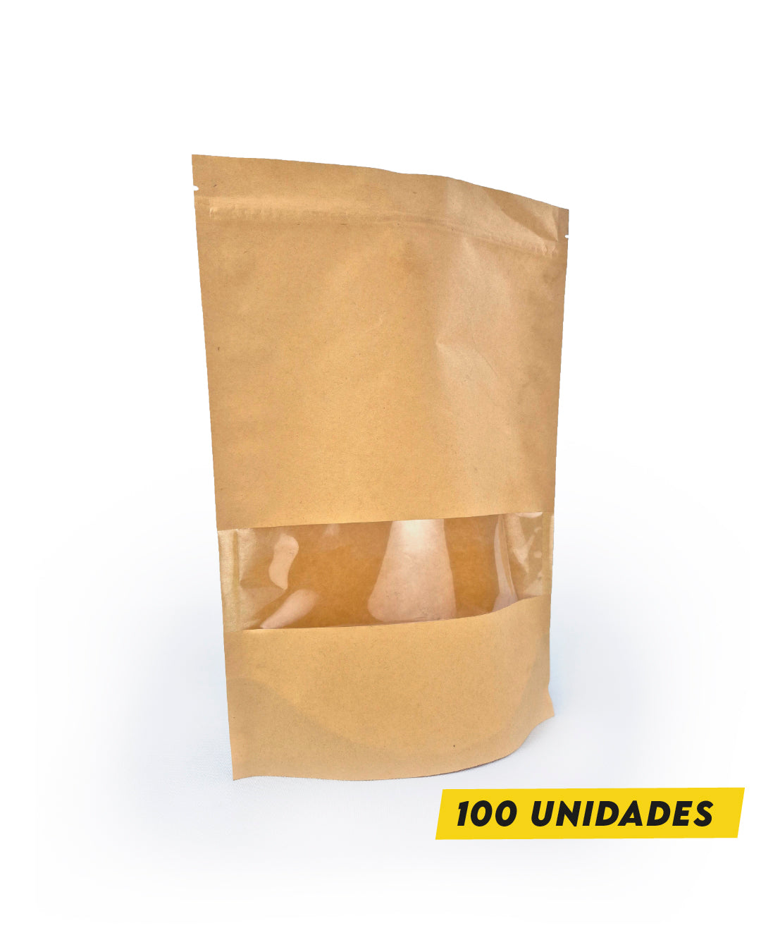 DoyPack Kraft con Ventana 16x26cm