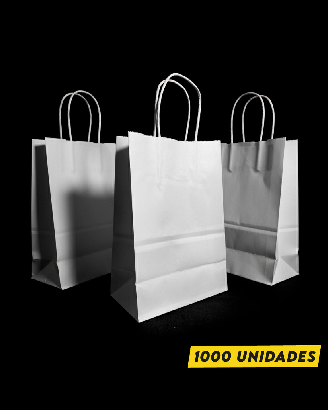 Bolsa Blanca de Papel 14x20x8 cm