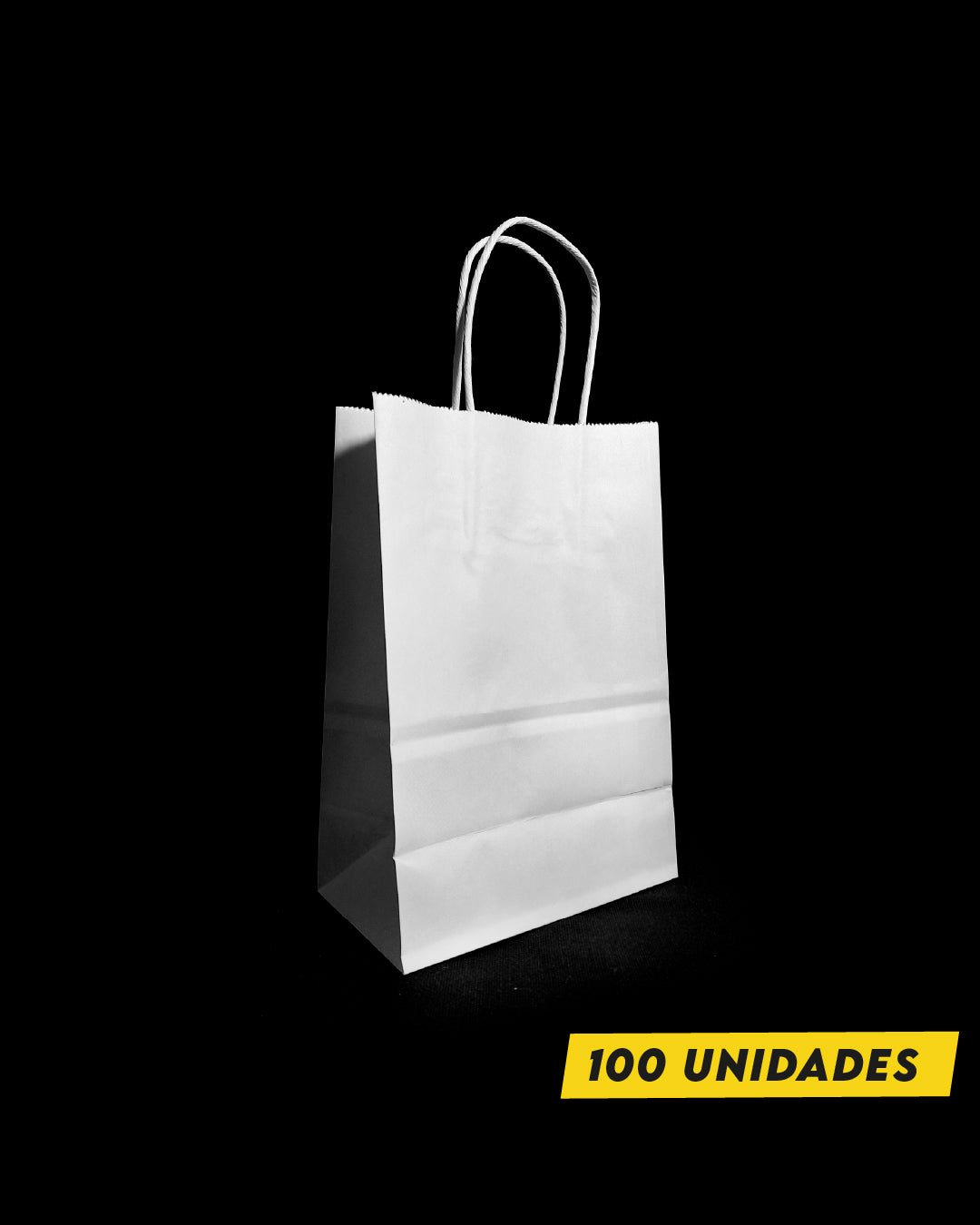 Bolsa Blanca de Papel 14x20x8 cm