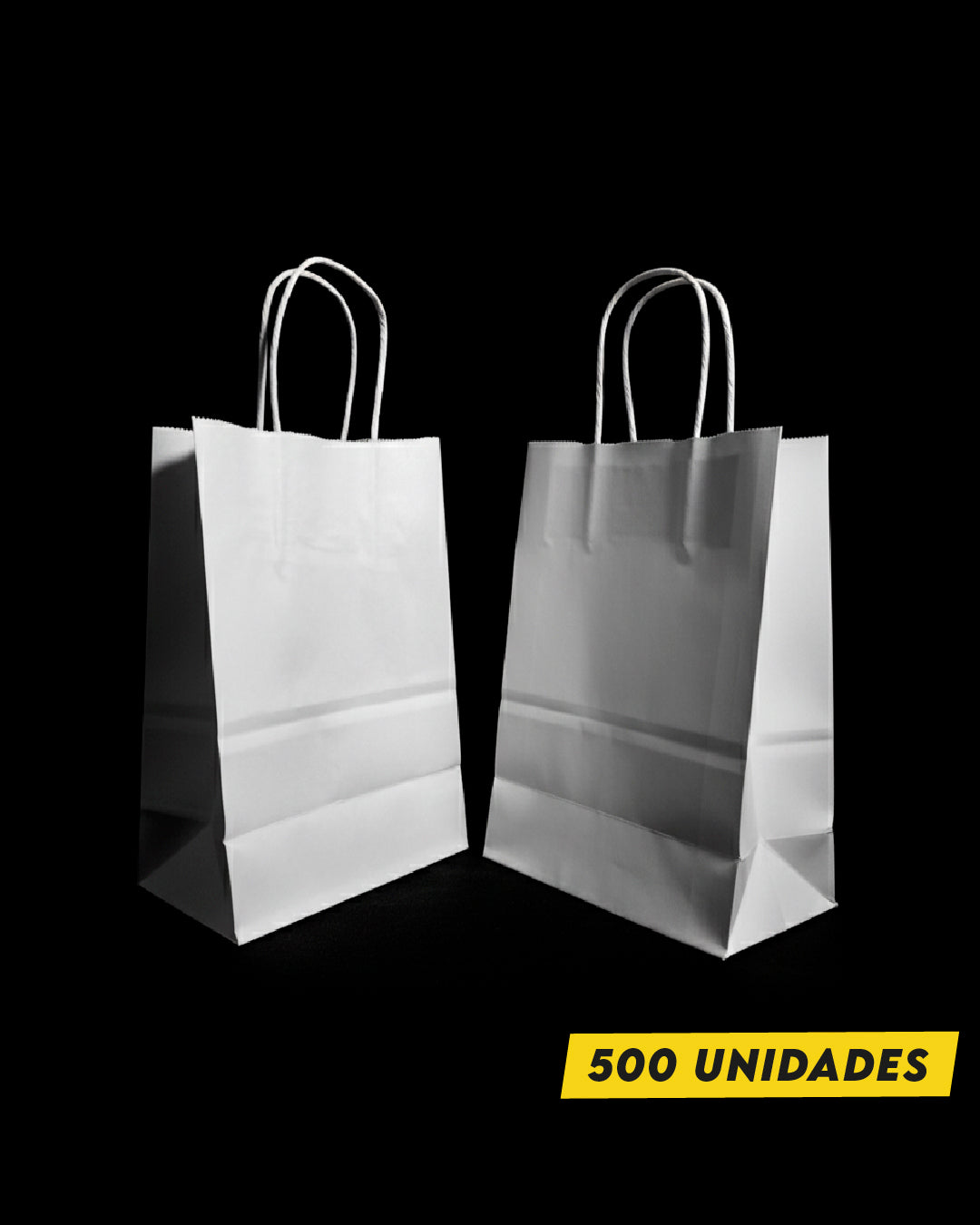 Bolsa Blanca de Papel 14x20x8 cm