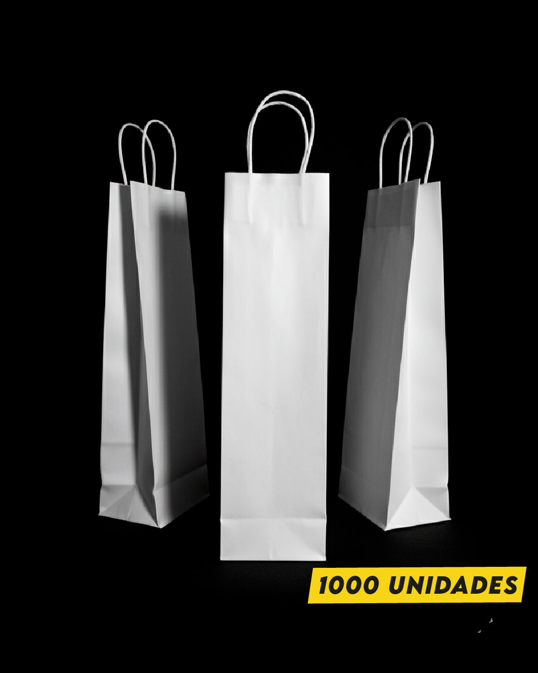 Bolsa Blanca de Papel 14x40x8cm