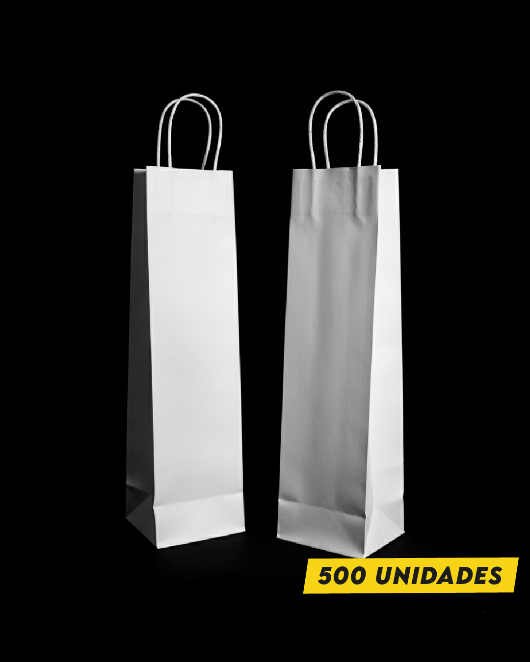 Bolsa Blanca de Papel 14x40x8cm