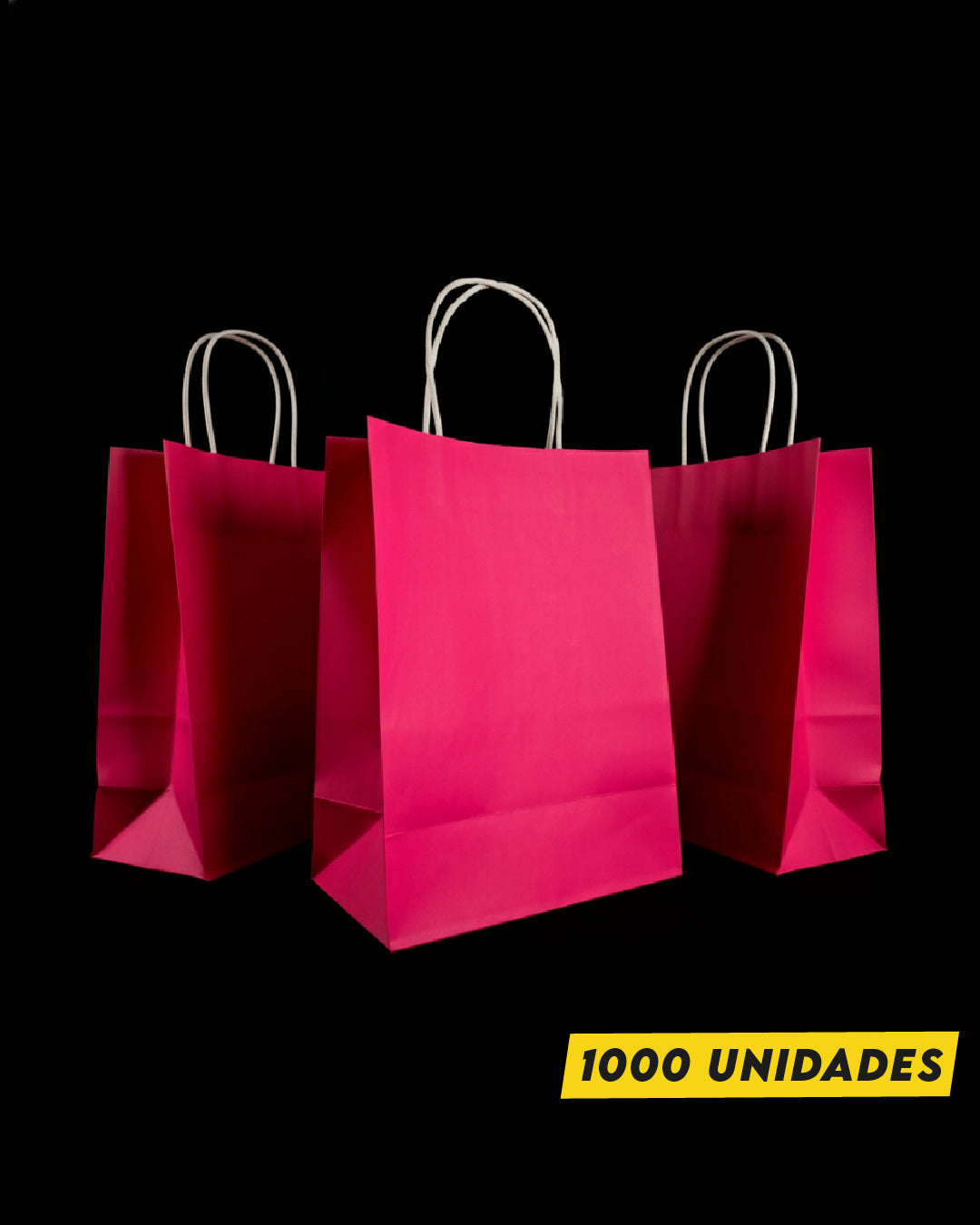 Bolsa Rosada de Papel 14x20x8 cm