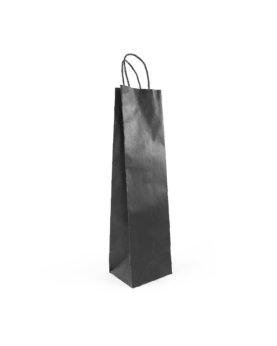 Bolsa Negra de Papel 14x40x8 cm
