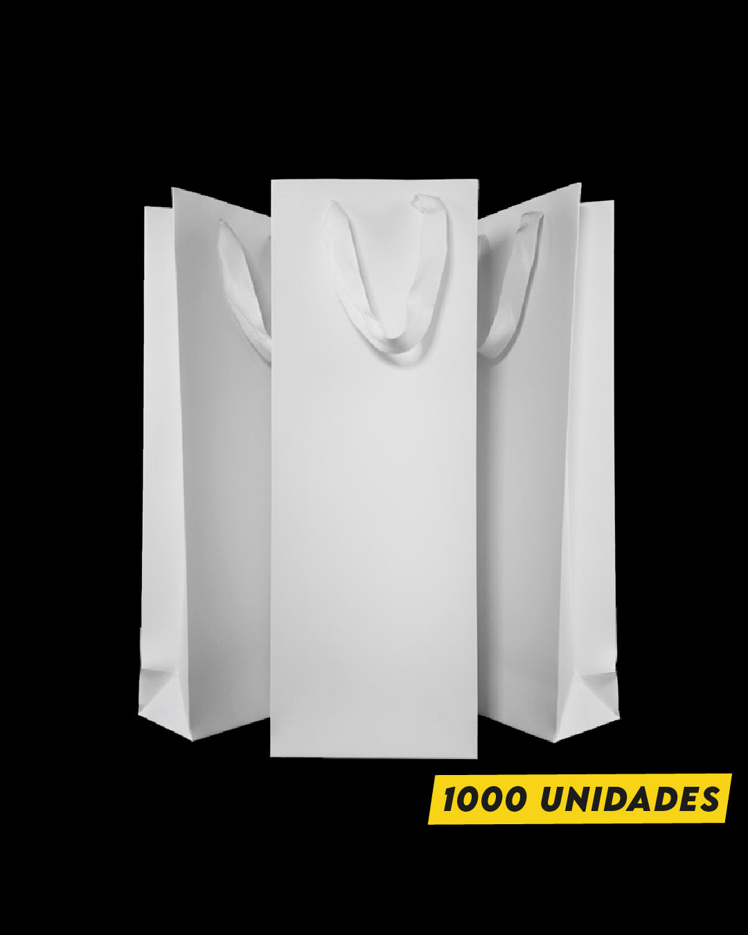 Bolsa Alta Gama Blanca 14x40x8 cm