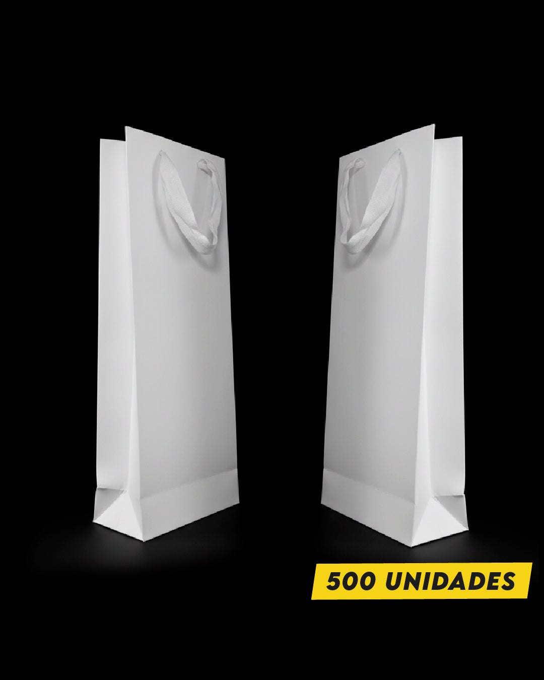 Bolsa Alta Gama Blanca 14x40x8 cm