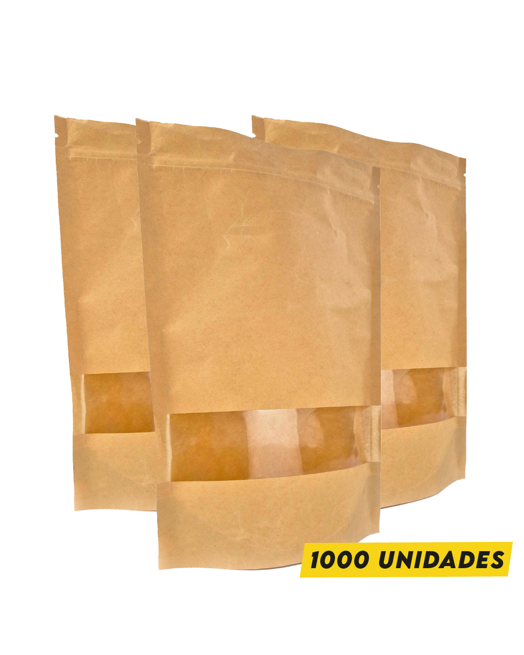 DoyPack Kraft con Ventana 20x30 cm