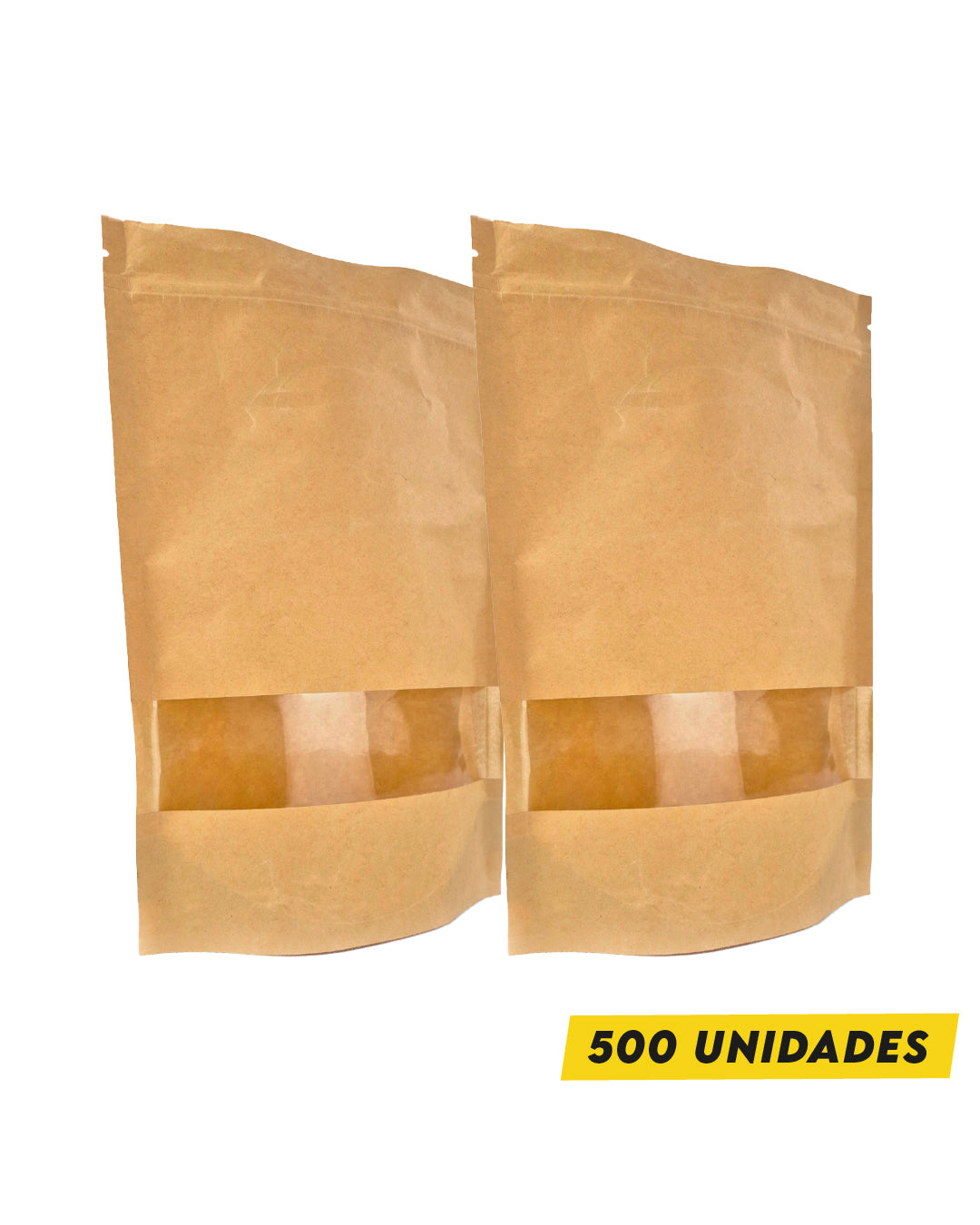 DoyPack Kraft con Ventana 20x30 cm