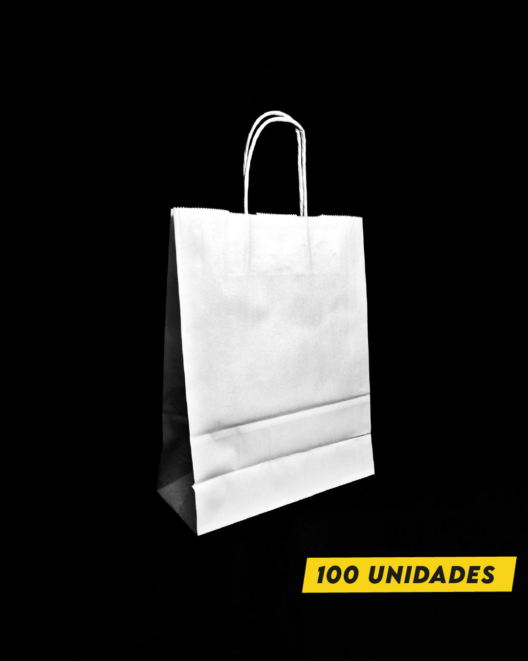 Bolsa Blanca de Papel 22x30x10 cm
