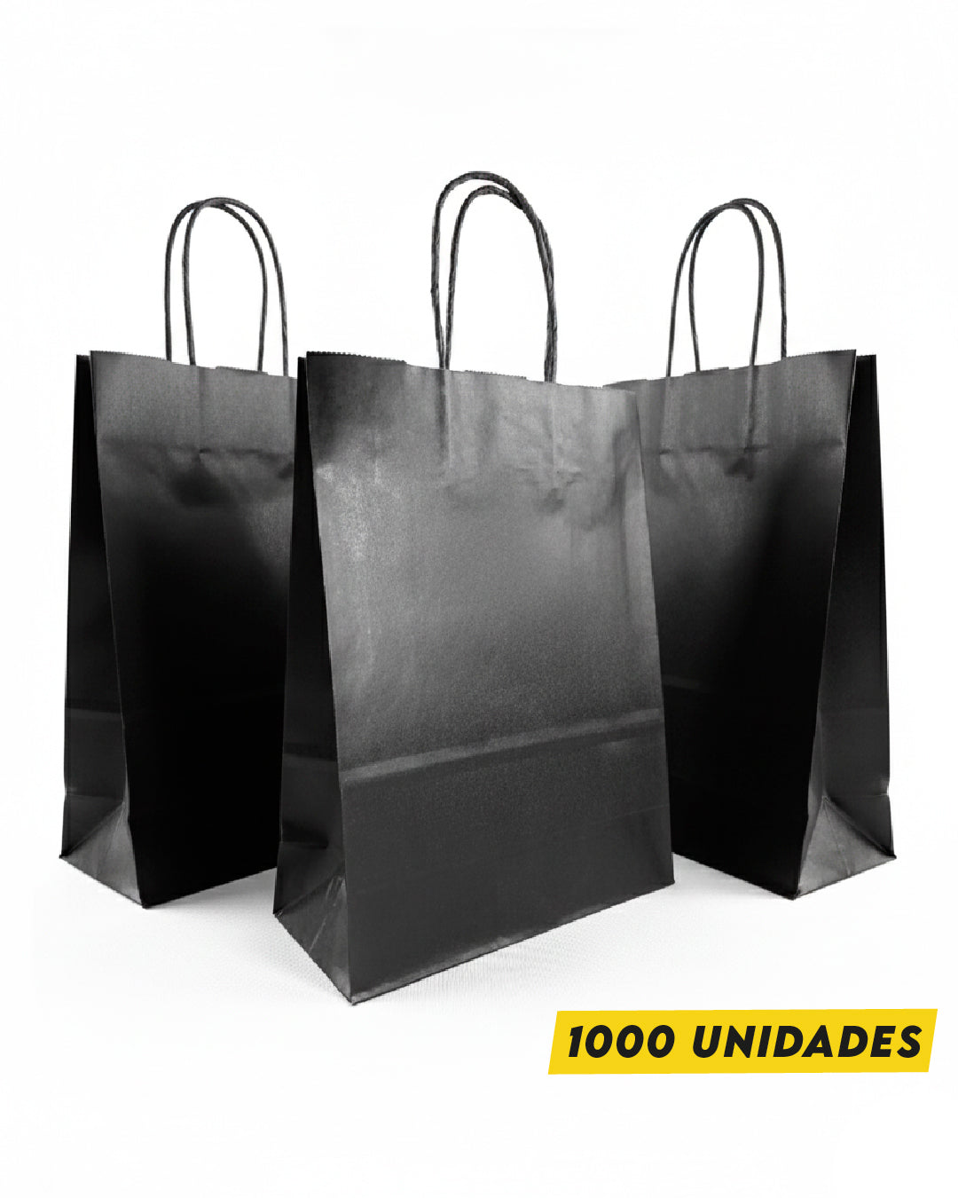 Bolsa Negra de Papel 22x30x10 cm