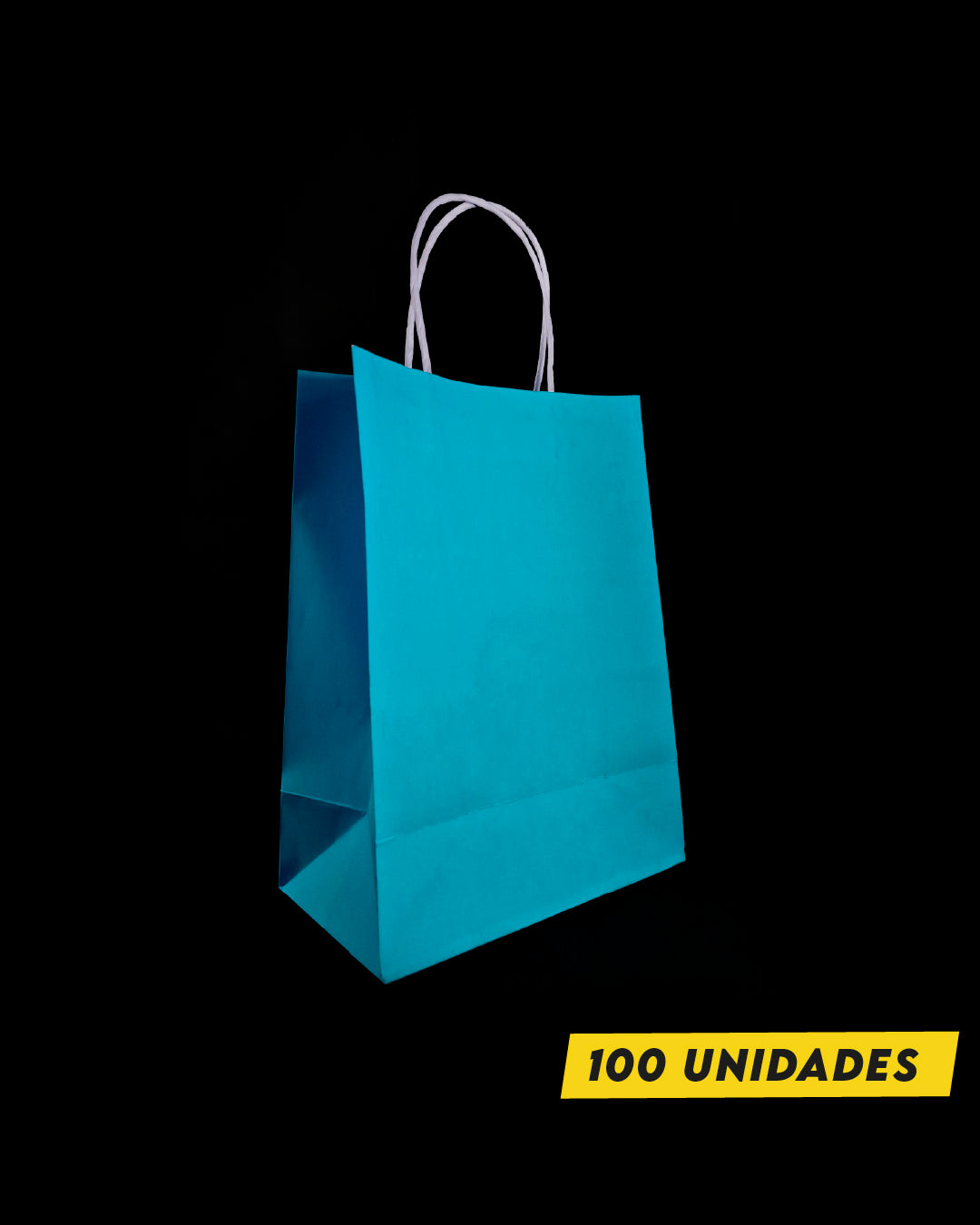 Bolsa Azul de Papel 22x30x10 cm