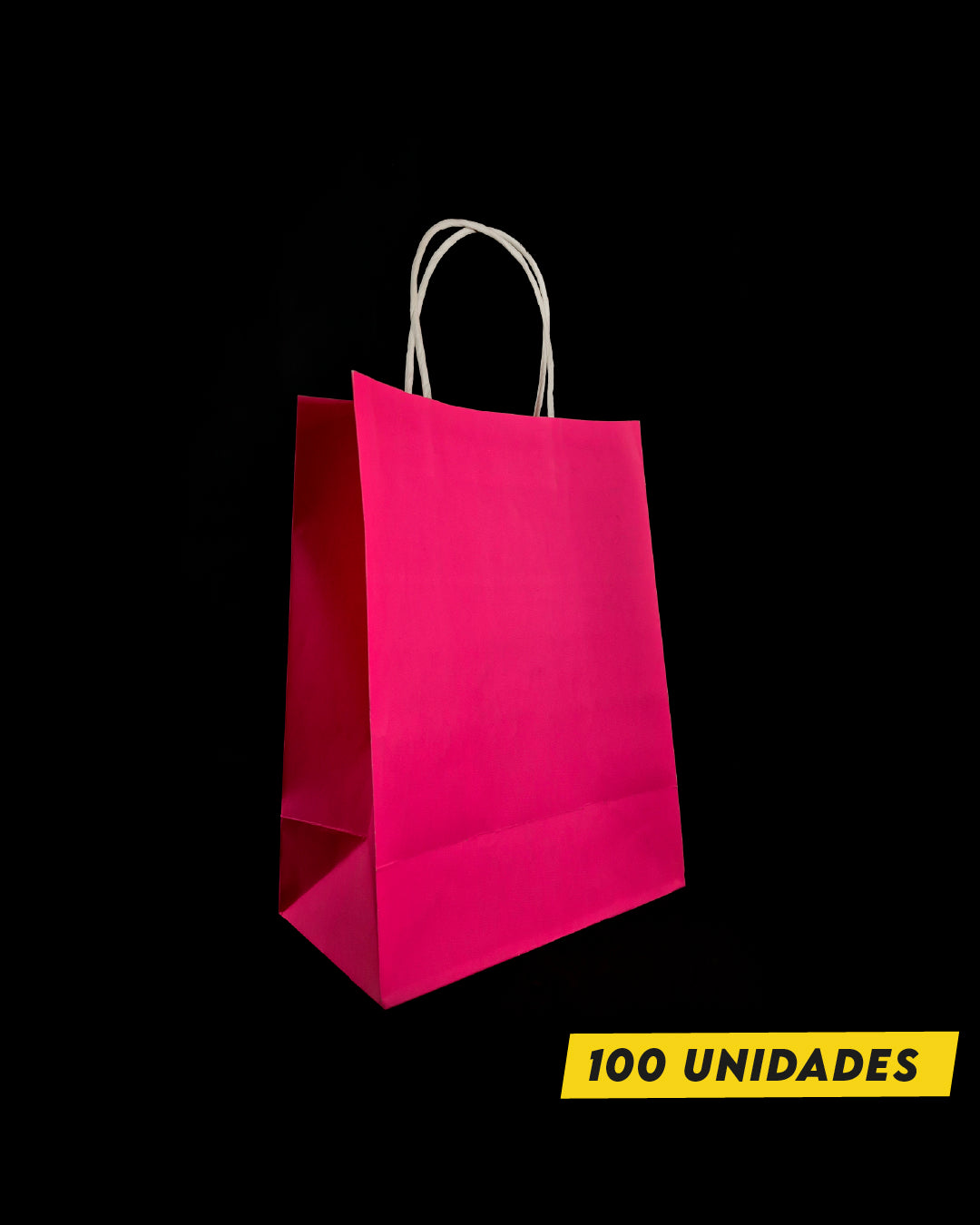 Bolsa Rosada de Papel 22x30x10 cm