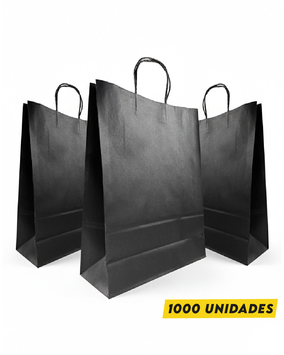 Bolsa Negra de Papel 30x41x12 cm