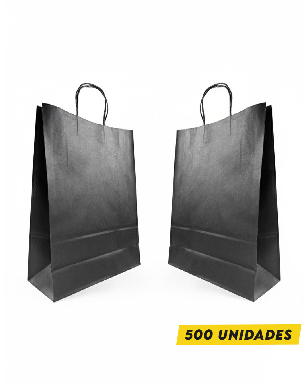 Bolsa Negra de Papel 30x41x12 cm