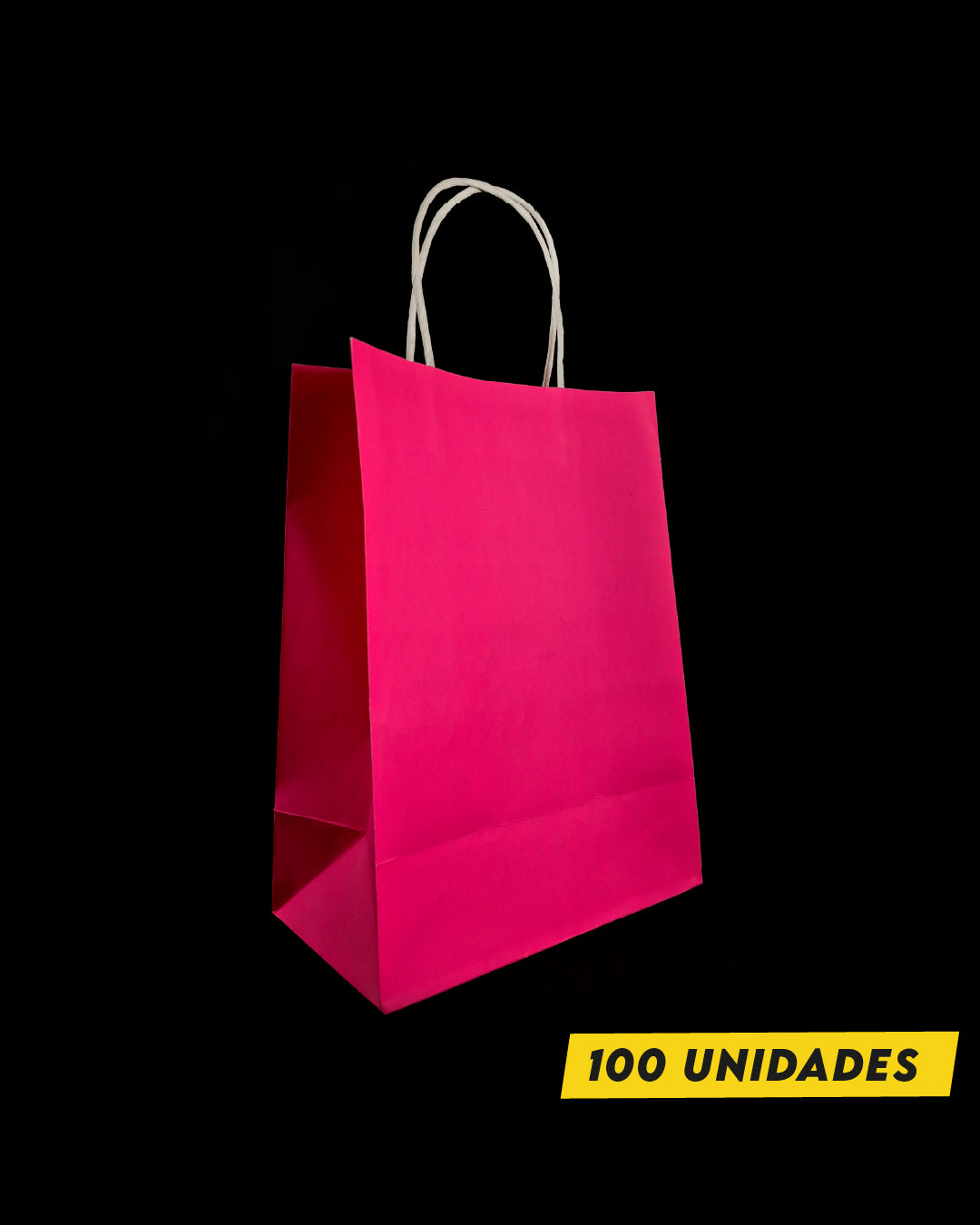Bolsa Rosada de Papel 30x41x12 cm