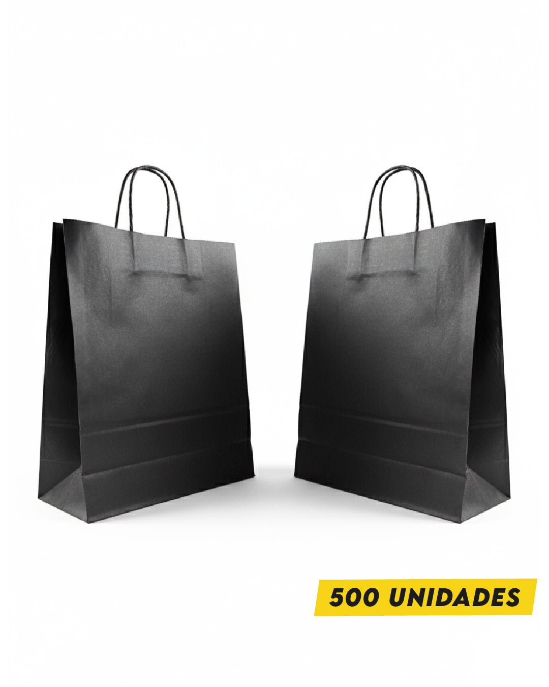 Bolsa Negra de Papel 31x33x11 cm