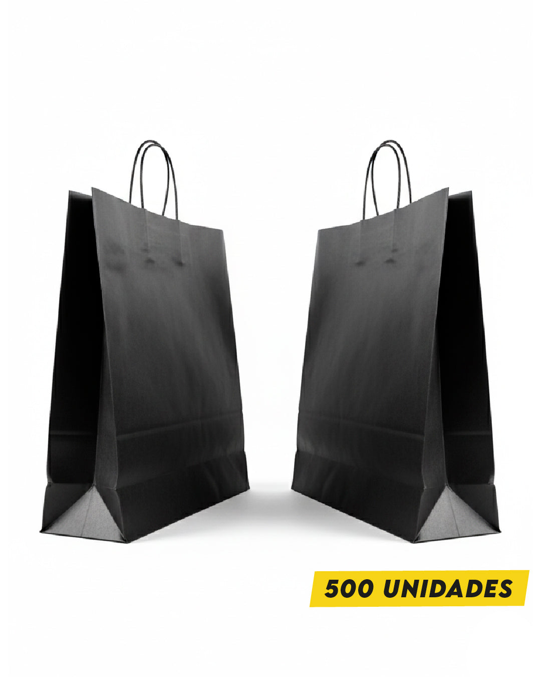 Bolsa Negra de Papel 45x48x15 cm