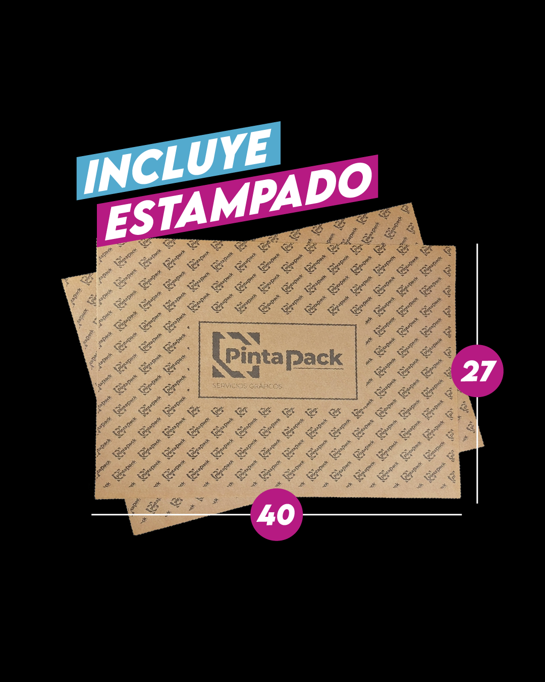 Individuales Papel Kraft 40x27