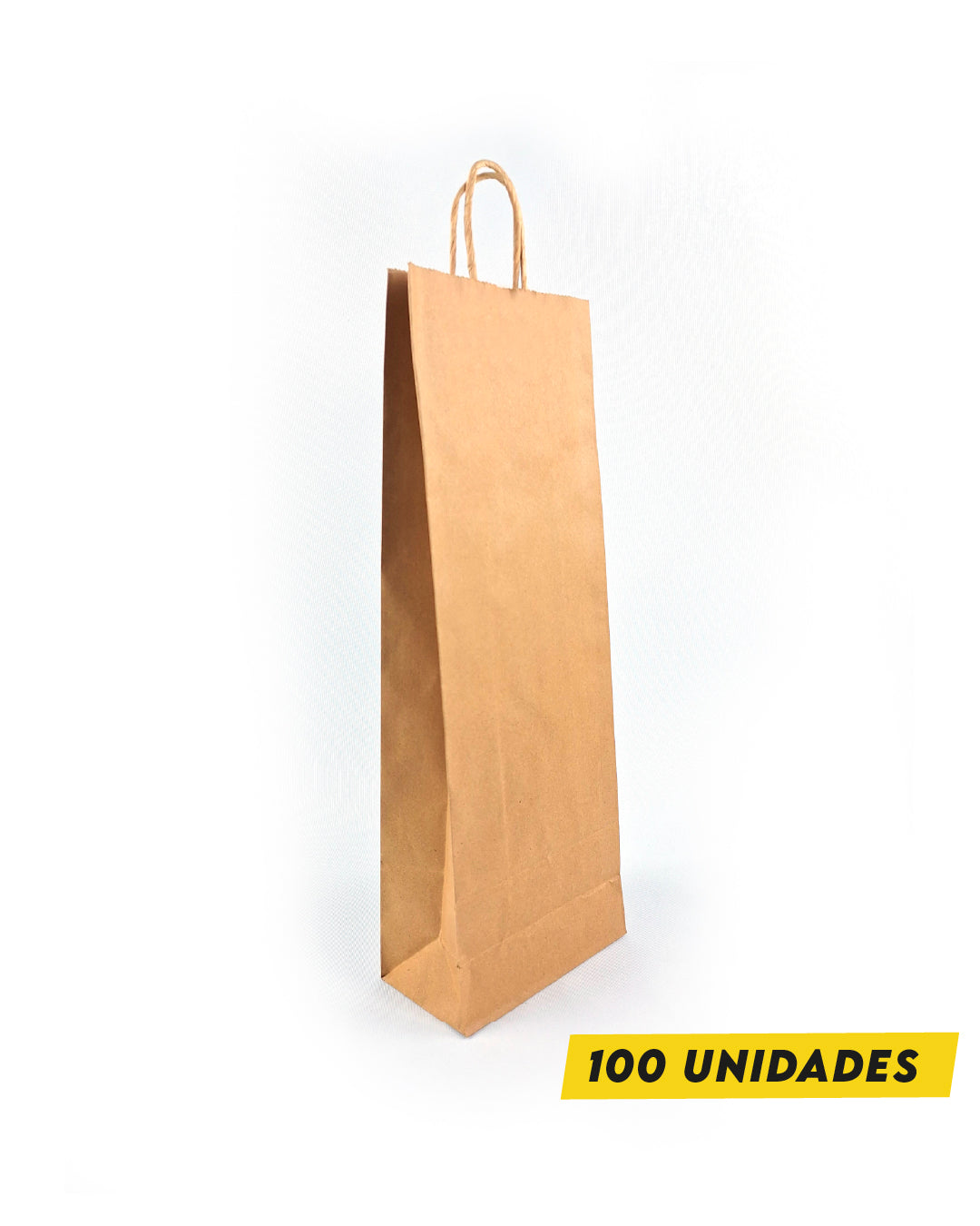 Bolsa Kraft 14x40x8 cm